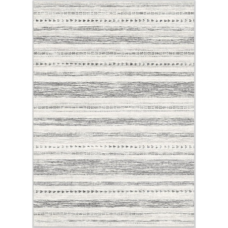 9x12 Large Area Rug: Soft Ultra Thin Machine Washable Farmhouse Area Rugs for Living Room Non-Slip Neutral Modern Geometric Indoor Floor Carpet for Bedroom Under Dinning Table Beige/Grey