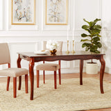 Kathryn Classic Style Dining Table, Dark Walnut Finish