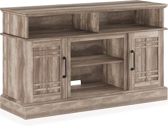 Modern 48" Farmhouse Wood TV Stand & Media Entertainment Center Console Table