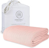 Luxury Cotton Blankets for Queen Size Bed | All-Season 100% Cotton Queen Size Blanket