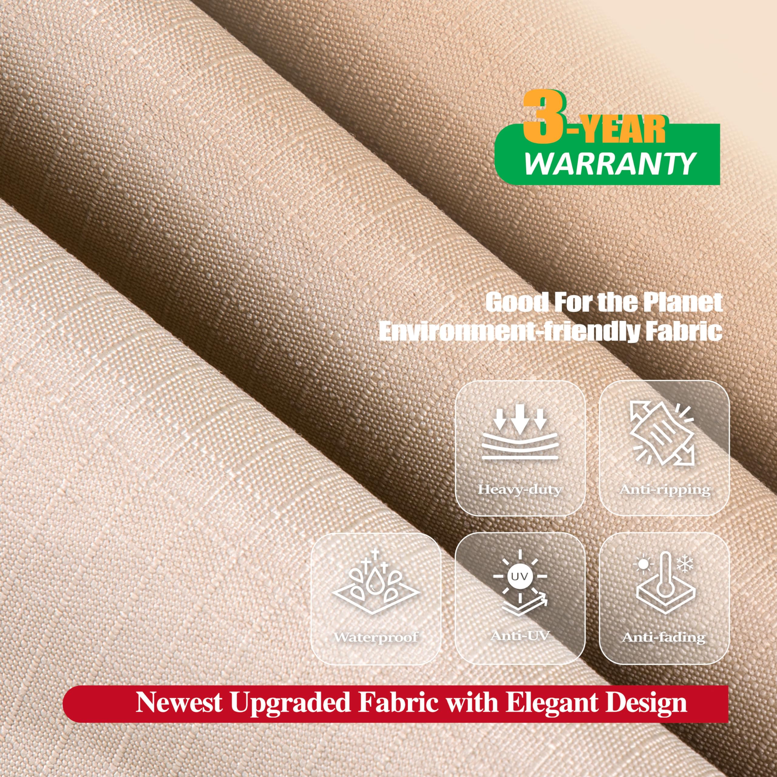 Waterproof UV Resistant Large Deep Seat Patio Lounge/
