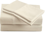 , Bed Sheets Set with 3 Pieces, 415 Thread Count, Percale, 100% Peruvian Pima Cotton,