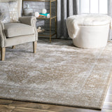 nuLOOM Verona Vintage Persian Area Rug, 6' 7" x 9', Brown