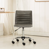 Fremo Chromel Adjustable Air Lift Office Chair in Grey