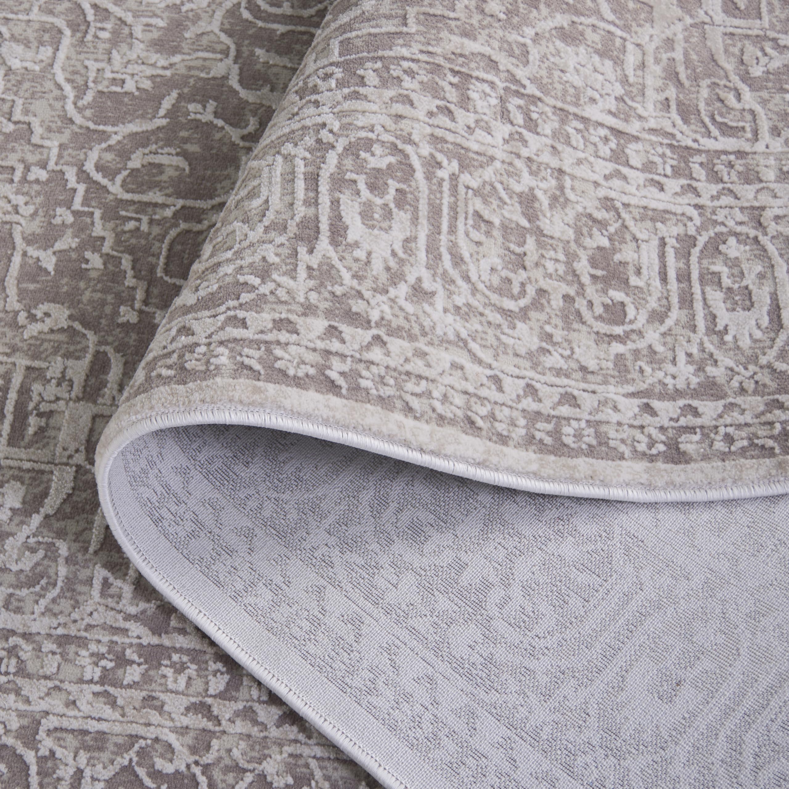 SAFAVIEH Area Rug 9x12 - Reflection Collection - Large - Beige & Cream, Non-Shedding & Easy Cleaning, Ideal for Living Room, Bedroom, Dining Space (RFT670A)