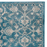 Sofia Collection 8' x 10' Blue / Beige SOF386C Vintage Oriental Distressed Non-Shedding