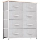 8 Drawers Dresser - Fabric Storage Tower, Organizer Unit for Bedroom, Living Room & Closets -