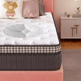 Queen Mattress, 14in Hybrid Queen Size Mattresses in a Box with Cool Gel Memory Foam