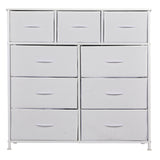 Tall Dresser for Bedroom with 9 Drawers, Storage Dresser Organizer Unit