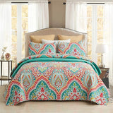 Queen Quilt Set, 3-Piece Queen Size Quilt Sets with 2 Pillow Shams