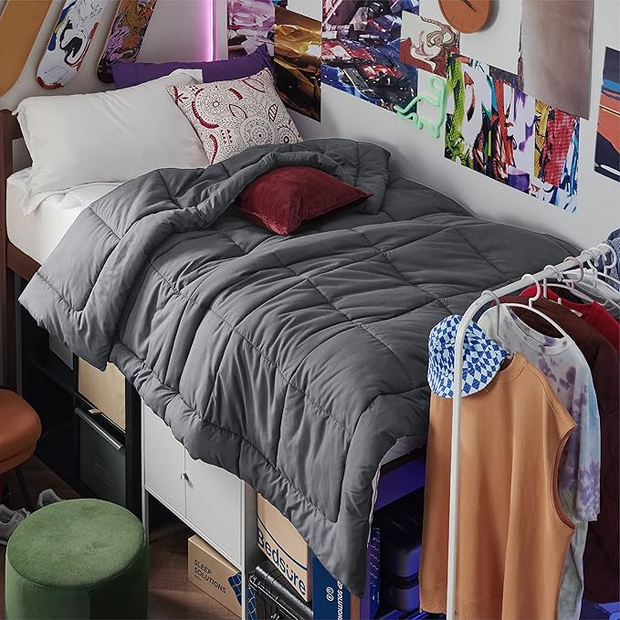 Comforter Duvet Insert - Quilted Comforters King Size, All Season Duvet