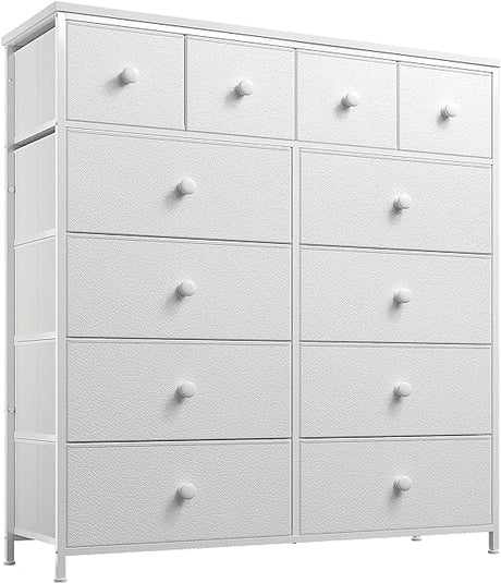 Pink Dresser for Bedroom with 12 Drawers Dressers for Bedroom Pink Chest of Drawers