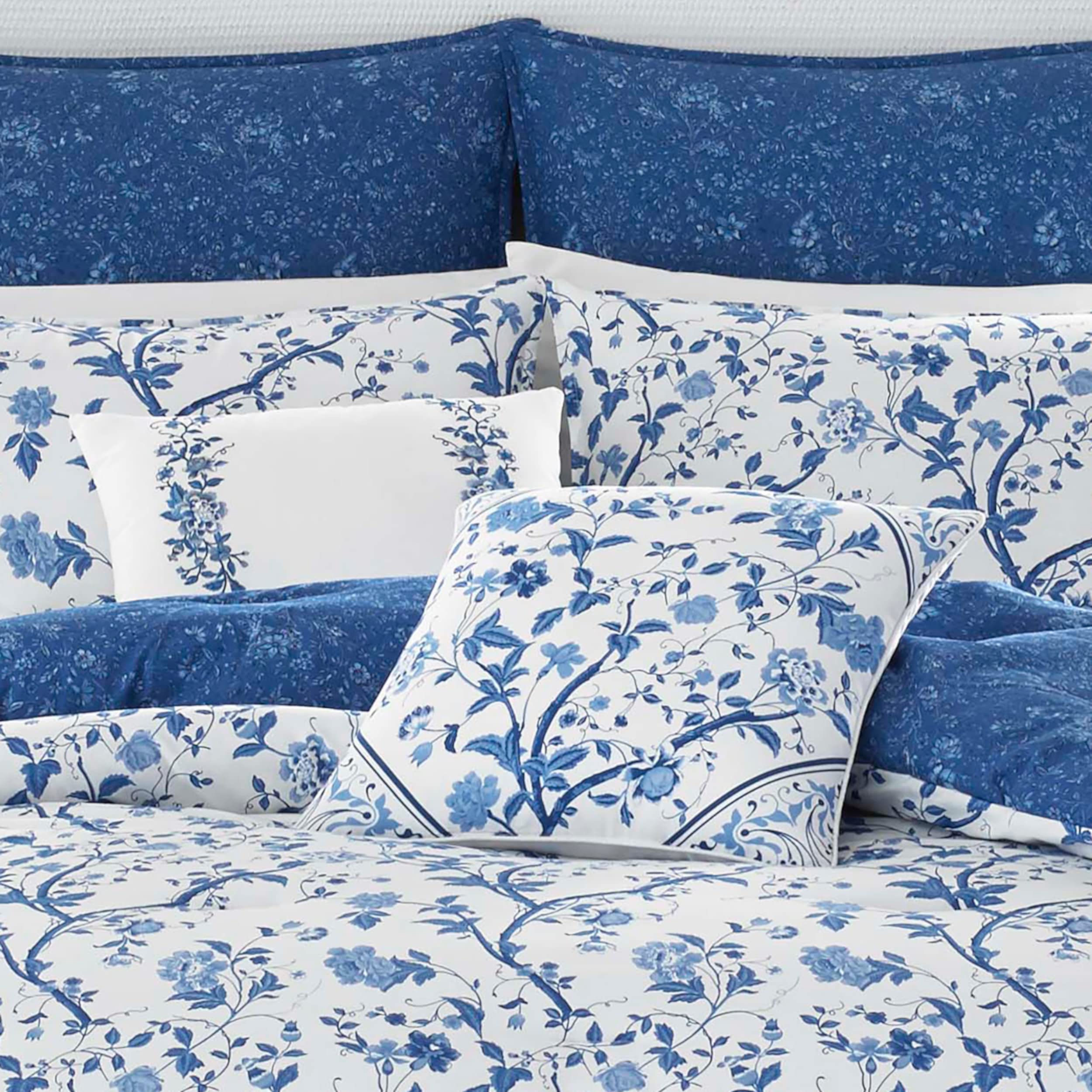 Comforter Set, Reversible Cotton Bedding, Includes Matching Shams