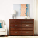 Oberreit Wood 8-Drawers Bedroom Dresser