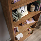 Sauder Miscellaneous Storage 5-Shelf Wood Bookcase, Sindoori Mango Finish