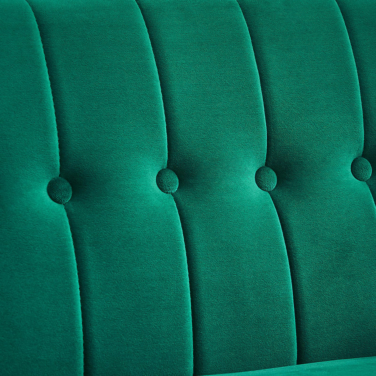 Loveseat Sofa Bed, Green Couch Bed Mid-Century Modern Sleeper Sofa,