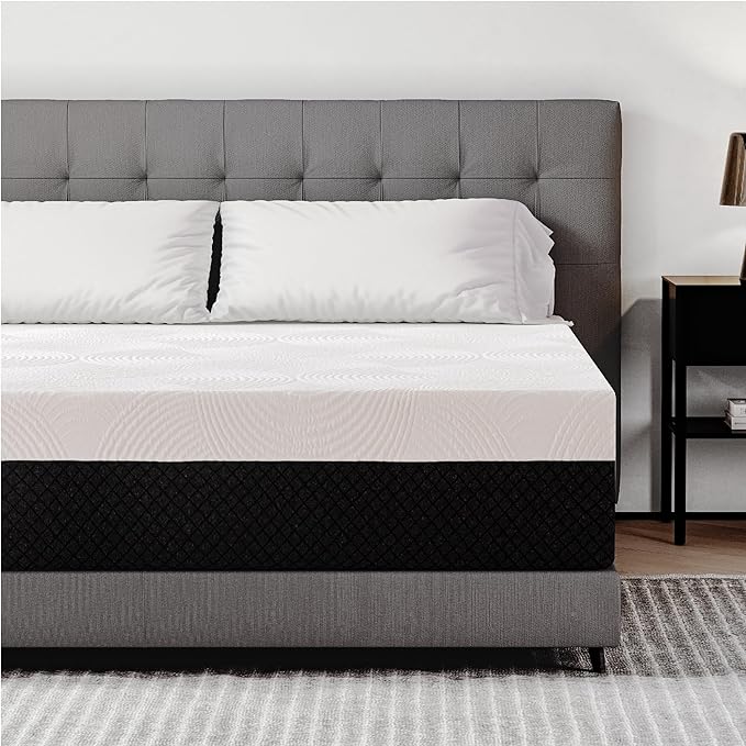 Twin Mattress - 6 Inch Green Tea Memory Foam Mattress- Twin Mattress in a Box