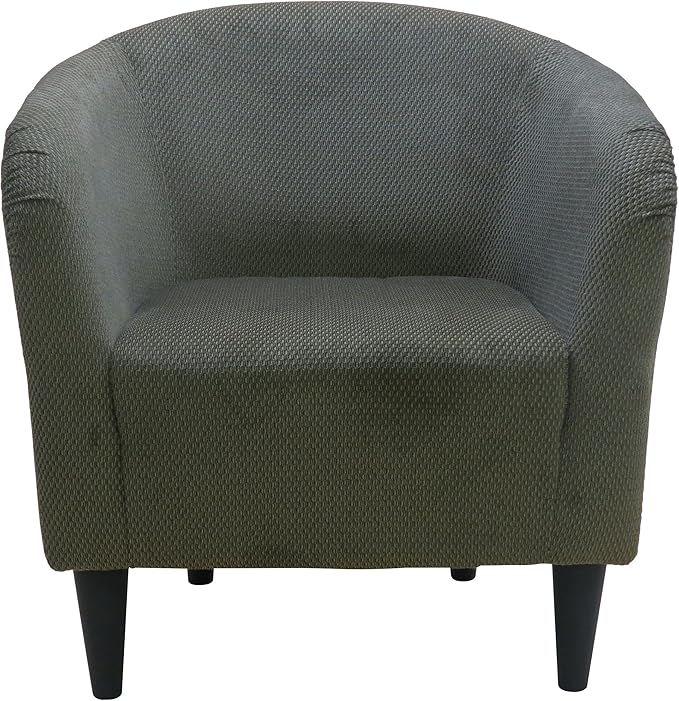 Lilian Club Chair, Platinum Silver