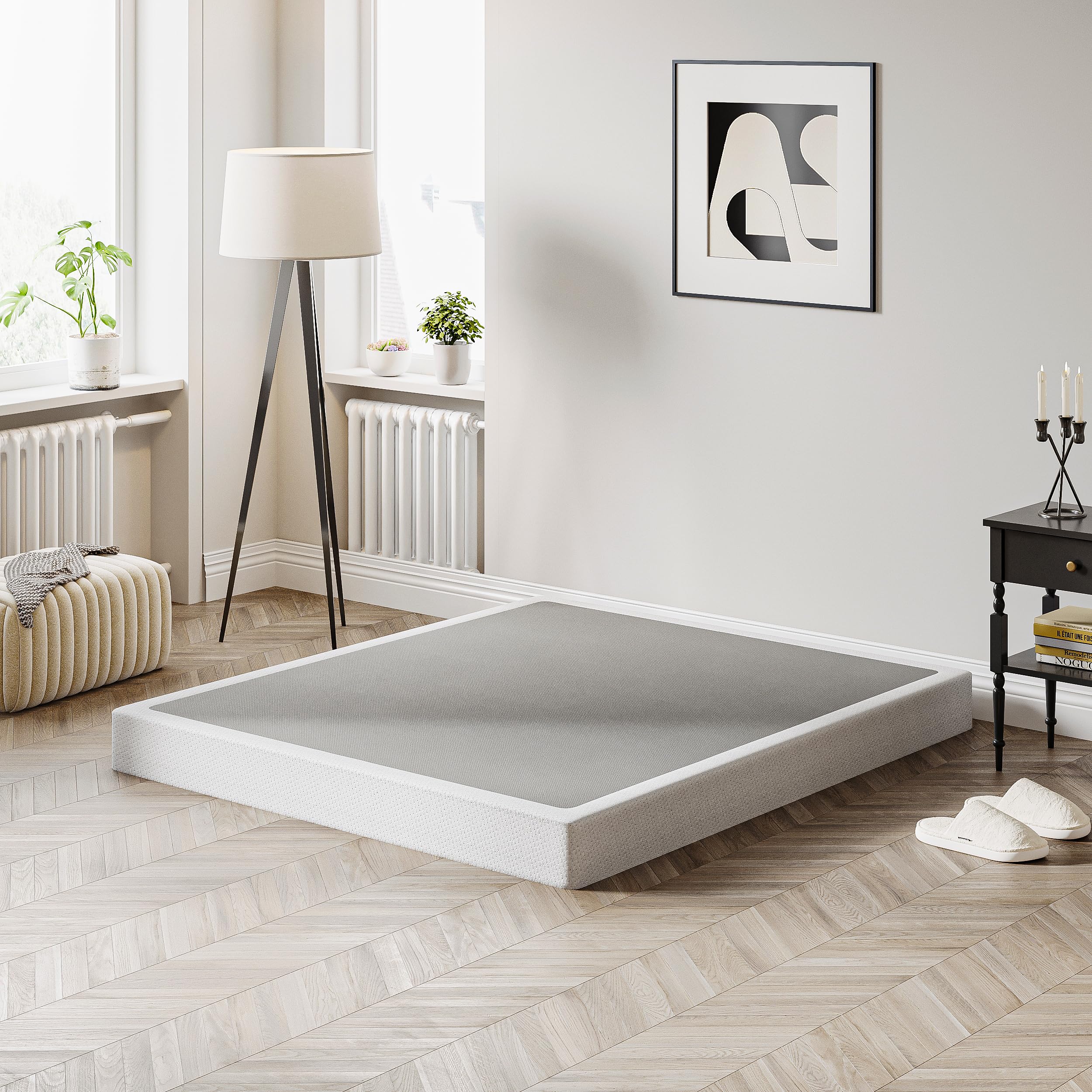 Queen-Box-Spring, 9 inch Box Spring for Queen Bed