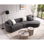 Upholstery Curved Sofa  Luxury Modern Style Living Room