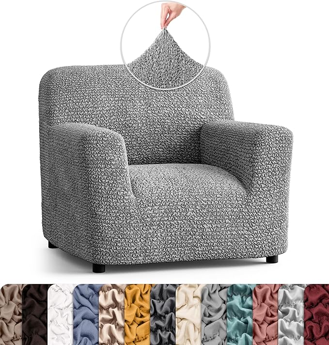 Loveseat Slipcover - Oversized Chair Cover - Stretch Couch Cover - Cushion Love Seat