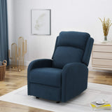 Avaa Recliner, Navy Blue + Black