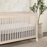 4-in-1 Convertible Crib with Toddler Bed Conversion in Washed Natural