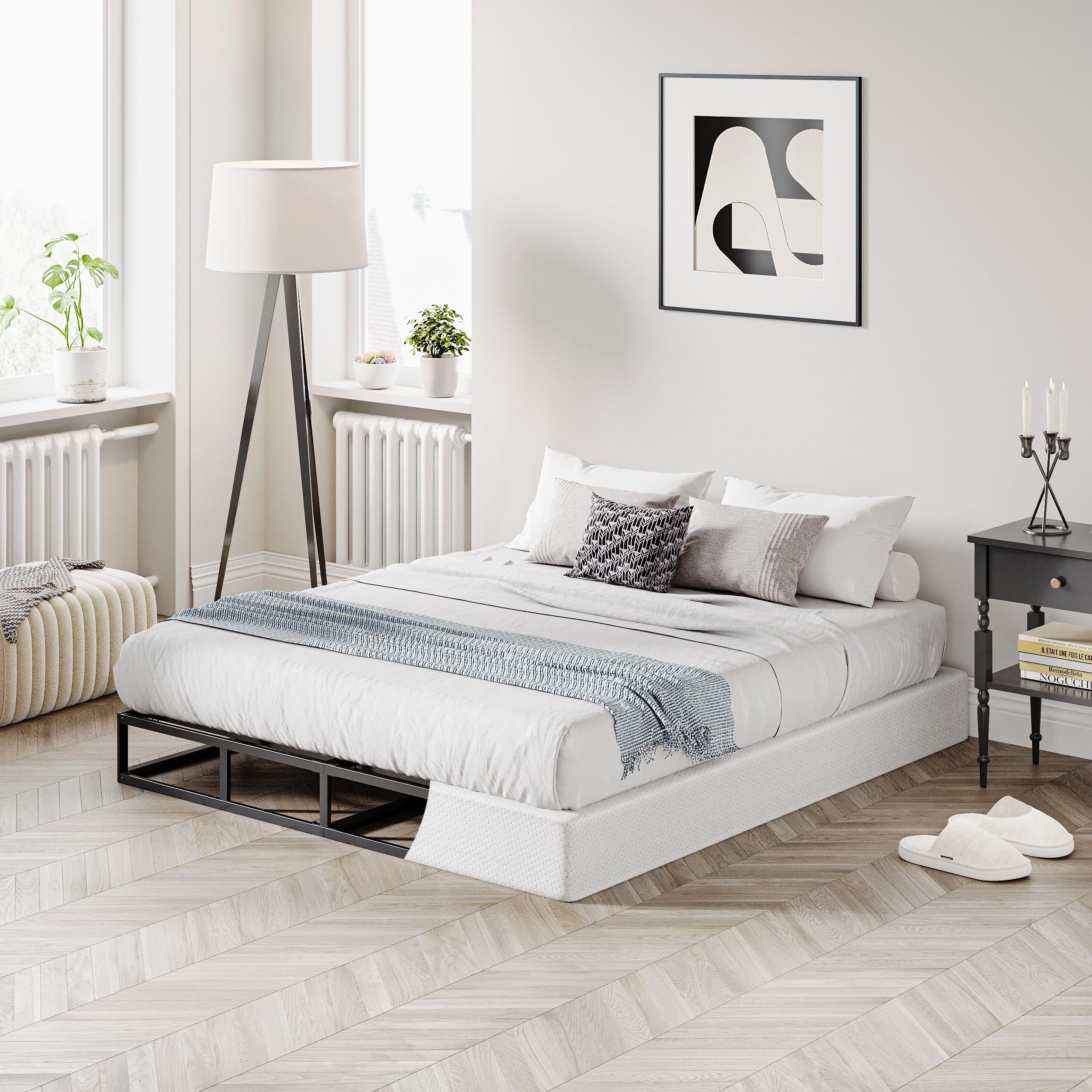 Queen-Box-Spring, 9 inch Box Spring for Queen Bed