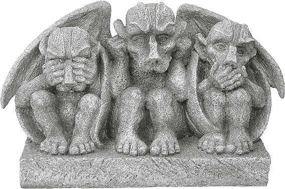 The Hear-No, See-No, Speak-No Evil Monkeys Statue