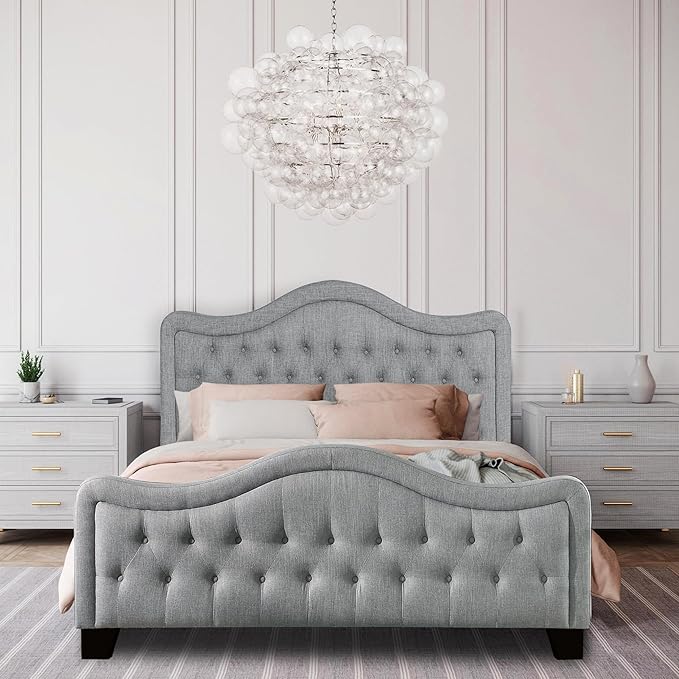 Annway 33” Upholstered Button Tufted Headboard Panel