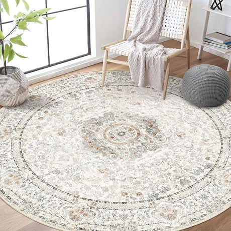 8x10 Area Rugs Washable,Green Rug for Living Room Bedroom Dining Room,Large Boho