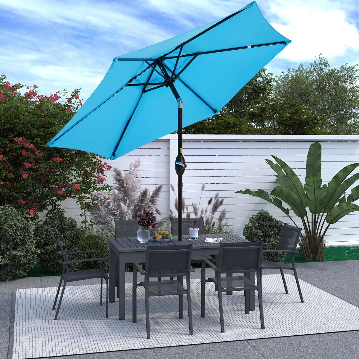 7.5' Outdoor Patio Umbrella, Patio Umbrella, Market Umbrella