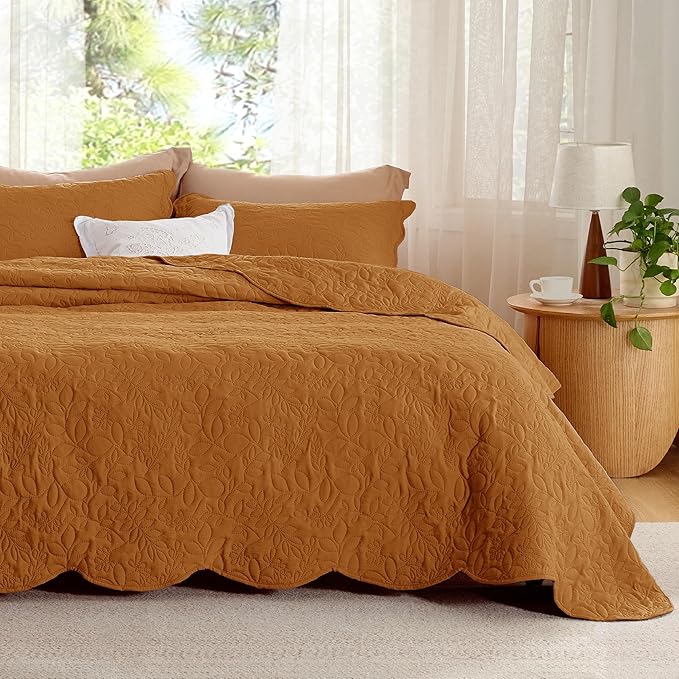 Queen Quilt Bedding Set - Pre-Washed Full/Queen Quilt Set