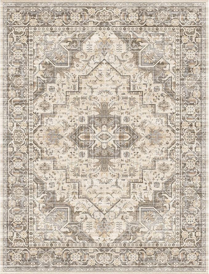 Area Rug 9x12, Area Rugs 9x12 Living Room, Large Area Rug, Cream Area Rugs 9x12