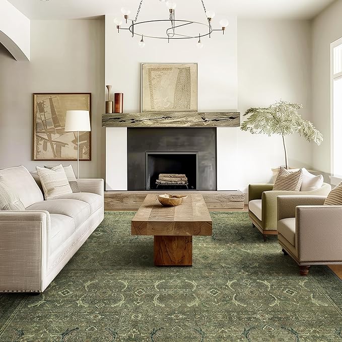 Ultra-Thin Foldable Low Pile Machine Washable Rug
