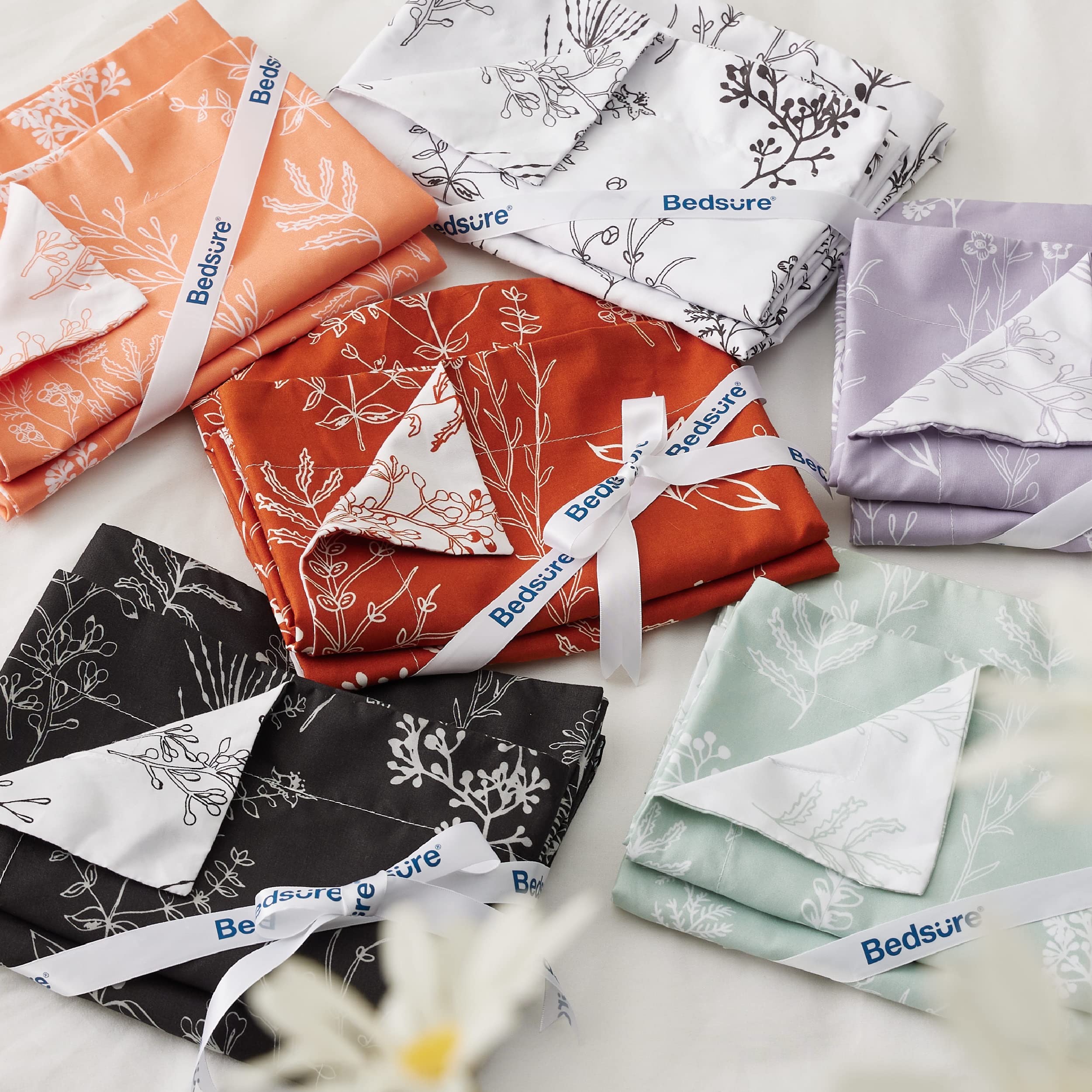 Twin XL Comforter Set Dorm Bedding - Lavender Comforter, Floral Twin Extra Long