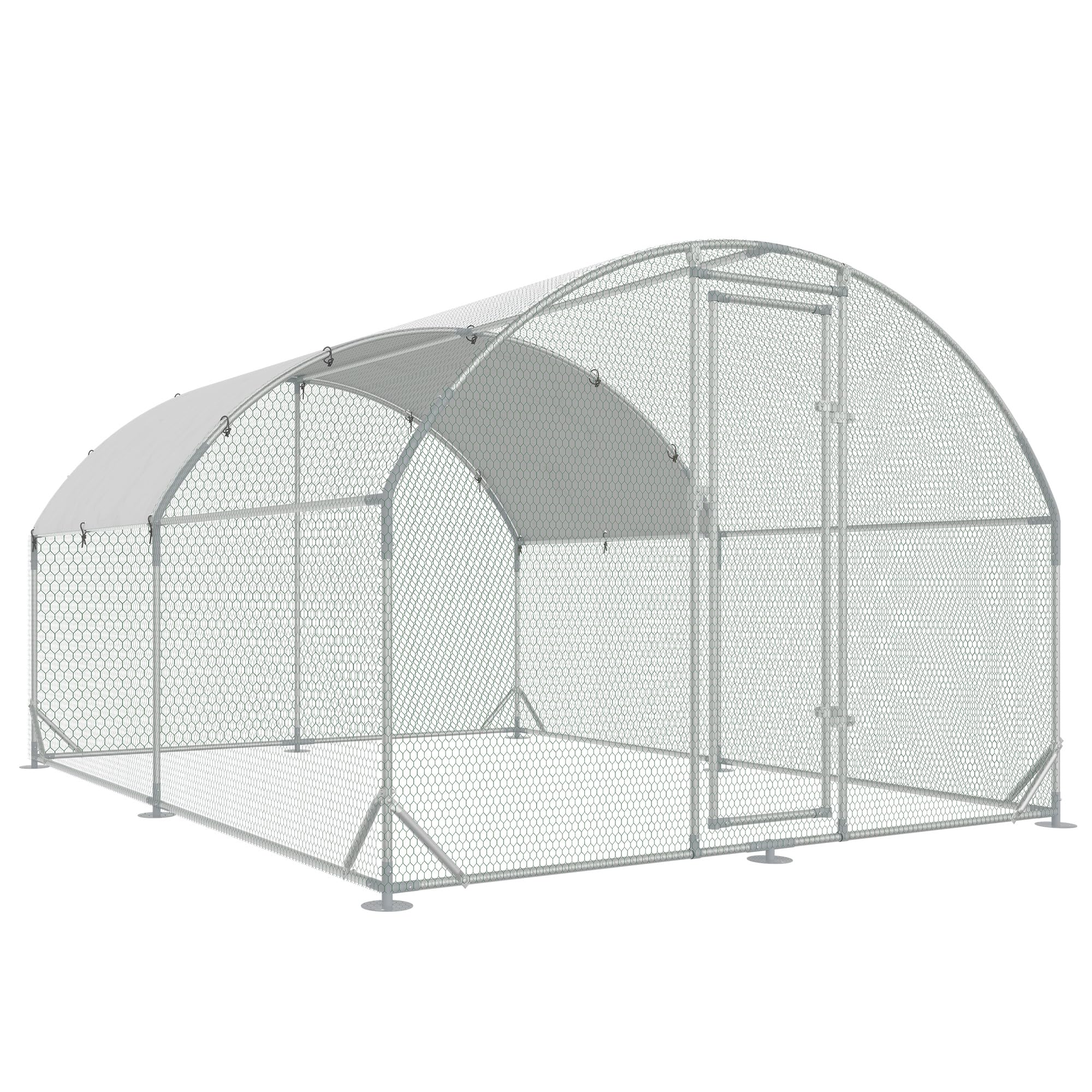 Wooden Large Chicken Coop, Multi-Level Hen House, Poultry Cage
