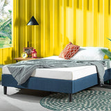 Curtis Upholstered Platform Bed Frame, Mattress Foundation