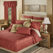 Oxford Classics Quilted Mini Coverlet Set - Cinnabar Queen