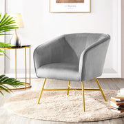 2pcs Dining Chair Soft Upholstered Velvet Chair with Backrest Armrest Leisure Chair for Dining