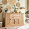 LED Farmhouse Sideboard Buffet Cabinet