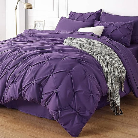 Full Size Comforter Sets - Bedding Sets Full 7 Pieces, Bed in a Bag Green Bed Sets