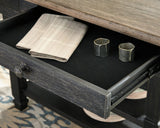 Tyler Creek Farmhouse Dining Table with Storage Drawers