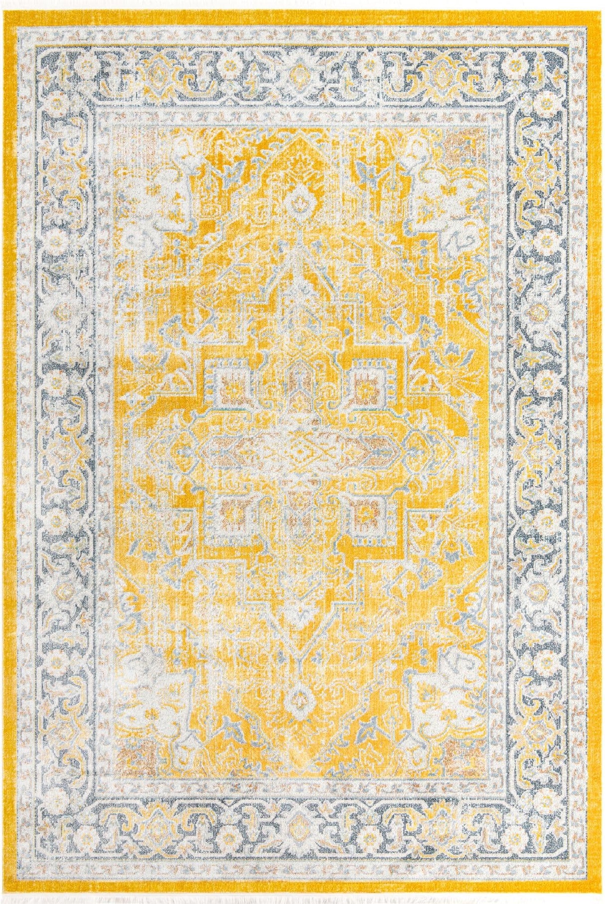 Baracoa Prado Area Rug 10' x 14'1" Rectangle Yellow Ivory