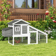 69" Chicken Coop Wooden Chicken House, Rabbit Hutch Pen