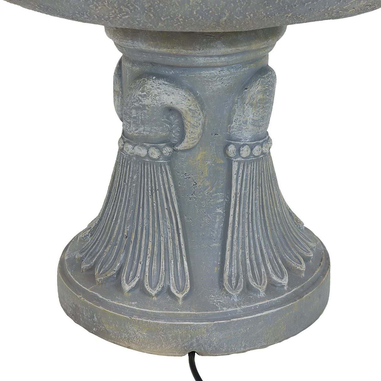 53-Inch 4-Tier Fiberglass Water Fountain - Electric Submersible Pump