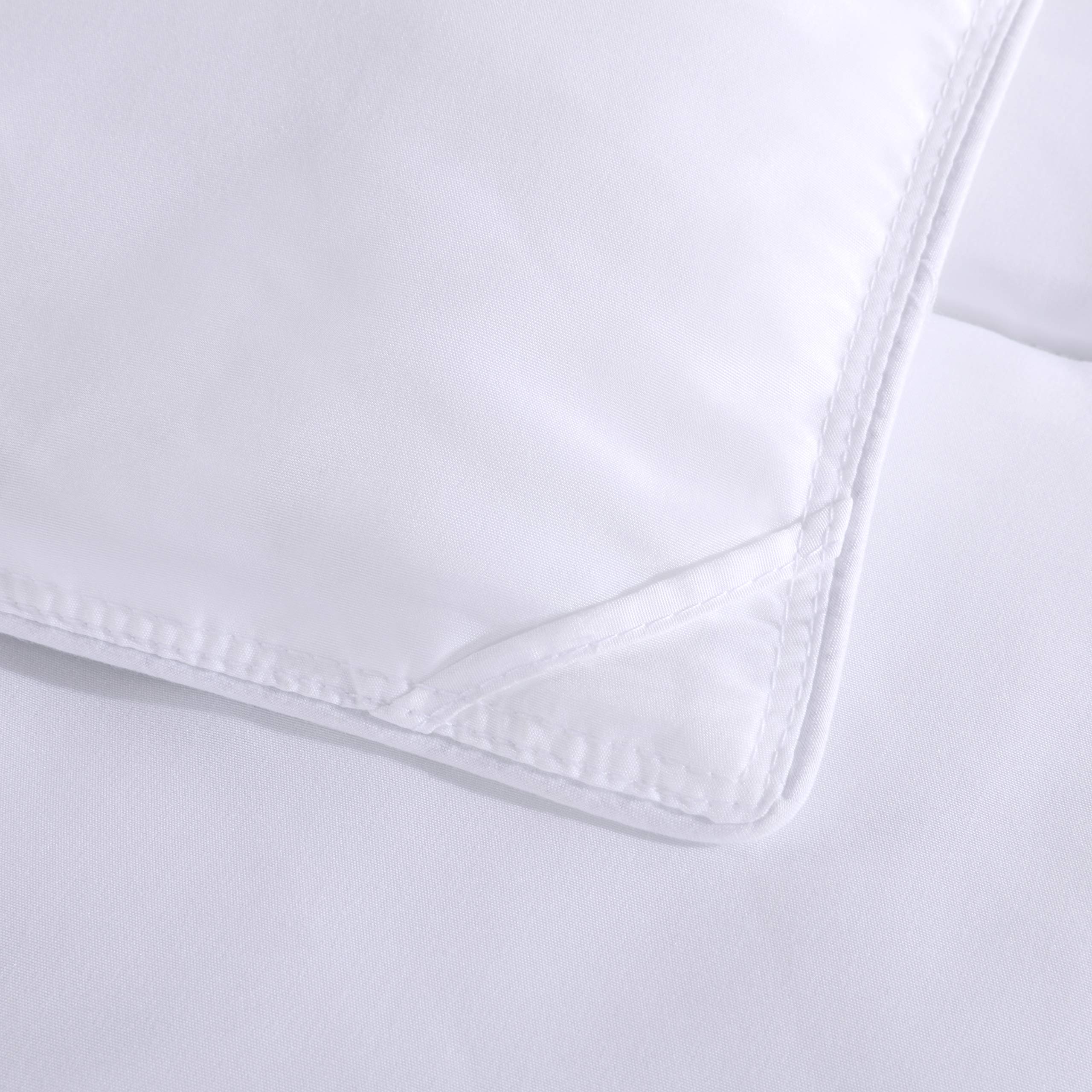 White Down Alternative Queen Comforter with Corner Tabs