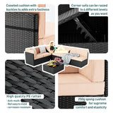 Outdoor Sectional Furniture，Wicker Patio sectional Furniture Sets