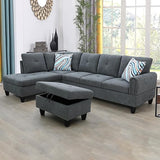 Couches for Living Room L Shaped Couch Upholstered Futon Sofa