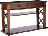 Landmark Sofa/Console Table, 48" x 16" x 30", Vintage Ash